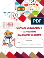 Sexto Semestre.-Guia Didactica Del Docente. - Ciencias de La Salud II