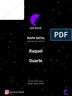 Raquel Duarte: Mapa Natal