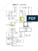 3.5 CONTOH ANALISIS BALOK-T (C-Besar)