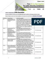 ISO 20000 Checklist