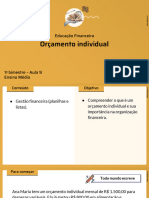 Orçamento Individual: Educação Financeira