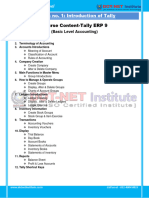 Tally ERP 9 Full Notes