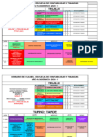 Horarios Trujillo Contabilidad y Finanzas 2024-I Quinto Ciclo - Corregido Ok