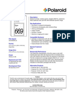 Film Data Sheet T-669 Pack Film: Description