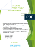 Physical Components of Environment