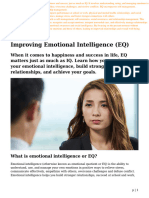 Improving Emotional Intelligence (EQ)