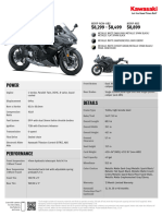 2024 Ninja 650 en Us Spec Sheet