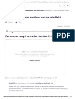 Découvrez Ce Qui Se Cache Derrière ChatGPT - Utilisez ChatGPT Pour Améliorer Votre Productivité - OpenClassrooms