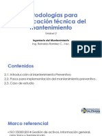 2-Metodologías para Planificación Técnica Del Mantenimiento