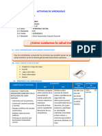 D1 A2 SESION PS. ¿Cómo Cuidamos La Salud Mental