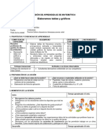 Sesión Elaboramos Tablas y Gráficos 4°