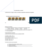 Prueba de Matematica de 5to