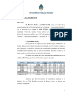 El Dictamen Del Fiscal Ochoa para Que Allanen Los Depositos