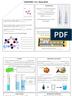 Sec 1 Chapters 1 and 2 Study Sheet