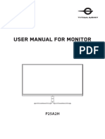 TITAN ARMY P25A2H Gaming Monitor User Manual