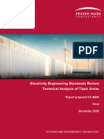 Electricity Engineering Standards Review Technical Analysis Topic Areas