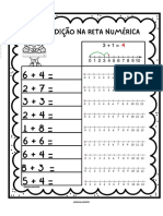 Adicao e Subtracao Na Reta Numerica