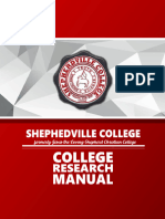 SVC College Research Manual