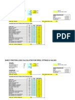 1 Darcy Friction Calculator