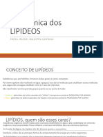 Bioquímica Dos LIPÍDEOS