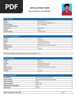 Application Form HCLTFP864981