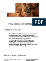 Africa As Home of Diseases