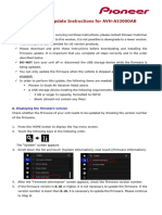 Avh-A3200dab FW Update Instruction Ver810