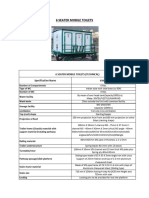 6 - 8-10 Seater Mobile Toilets Technical