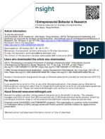 International Journal of Entrepreneurial Behavior & Research