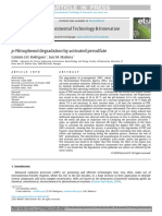 P-Nitrophenol Degradation by Activated Persulfate