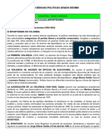 Guia de Sociales Grado Decimo La Violencia en Colombia