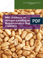 BRC Guidance On Allergen Labelling