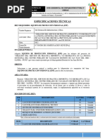 Especificaciones Técnicas Epps