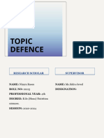 Topic Defence (Git)