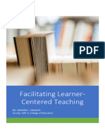 Facilitating Learner Centered Teaching Notes