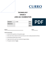 Grade 8 Tech June Exam 2021 Final