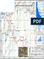 Mapa de Ubicacion General Del Monitoreo de Agua Residual: Huancavelica