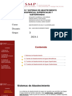 Fuentes y Sistemas de Abastecimiento Atmosféricas, Superficiales y Subterráneas