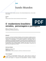 O Modernismo Brasileiro - Outros Enredos, Personagens e Paisagens