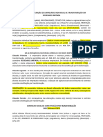 Modelo de Ato de Transformação de Empresário Individual para Sociedade Limitada