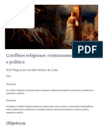 Conflitos Religiosos - Cristianismo, Inquisição e Política