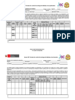 Formato de Control de Entrega de Tabletas