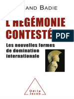 L Hégémonie Contestée (Bertrand Badie)