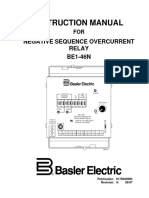 Instruction Manual: Negative Sequence Overcurrent Relay BE1-46N