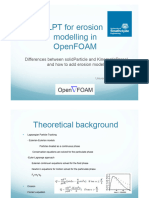 LPT For Erosion Modelling in OpenFOAM