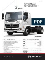 Hino Fe 1426 Spec Sheet