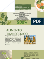 Presentación Alimentos Transgénicos Orgánico Colorido