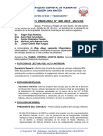 Acta de Sesion Ordinaria #005-2024-MDH