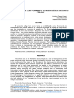 Cristine Raquel Haas - A CONTABILIDADE COMO FERRAMENTA DE TRANSPARÊNCIA DAS CONTAS PÚBLICAS