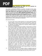 Juicio Ordinario de Liquidación de Patrimonio Conyugal